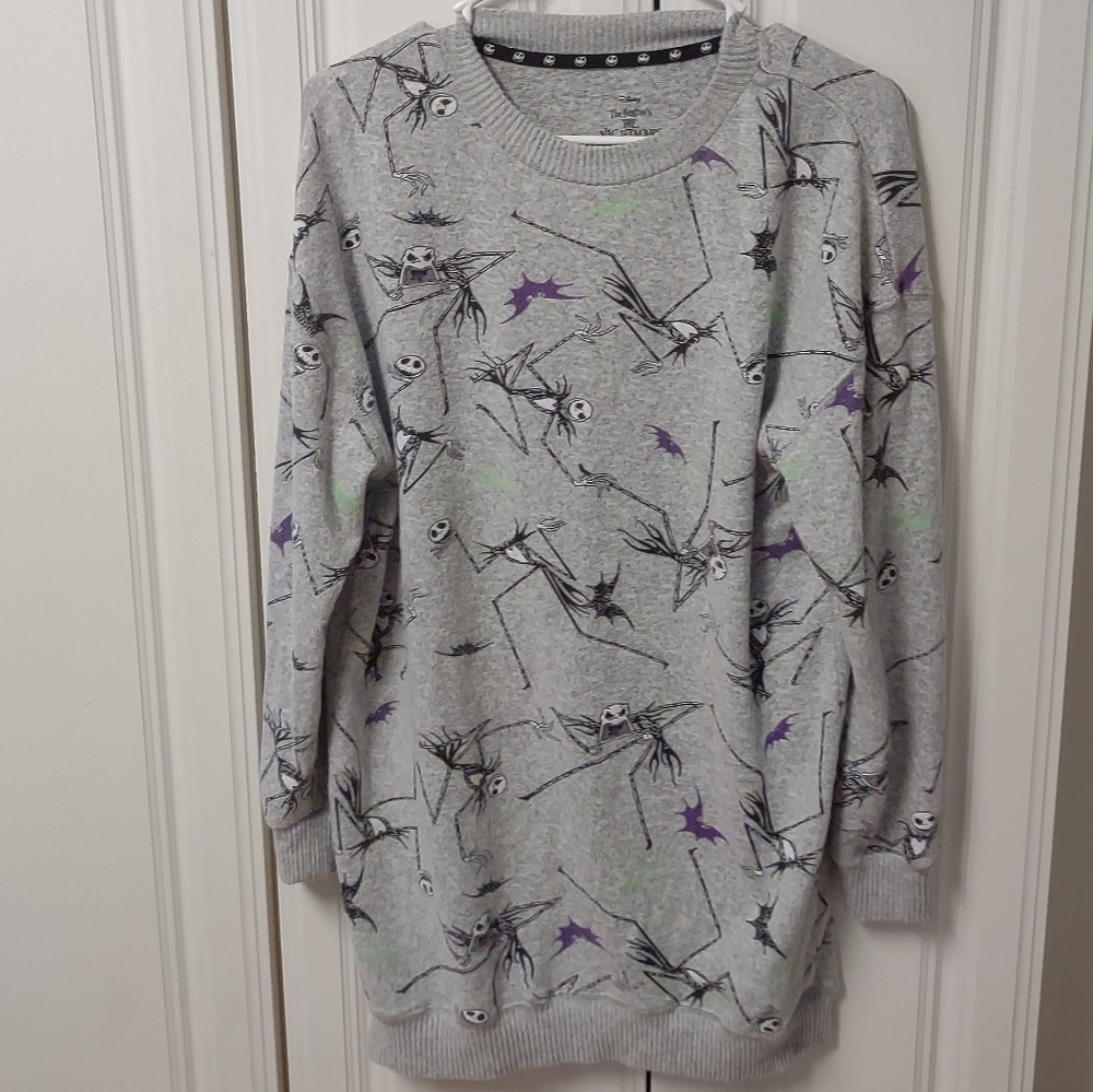 Disney's The Nightmare Before Christmas Oversized Sweater Top